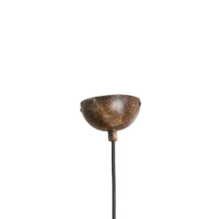 Hängeleuchte Tibet, antikbraun, Ø 34 cm, Metall, E27