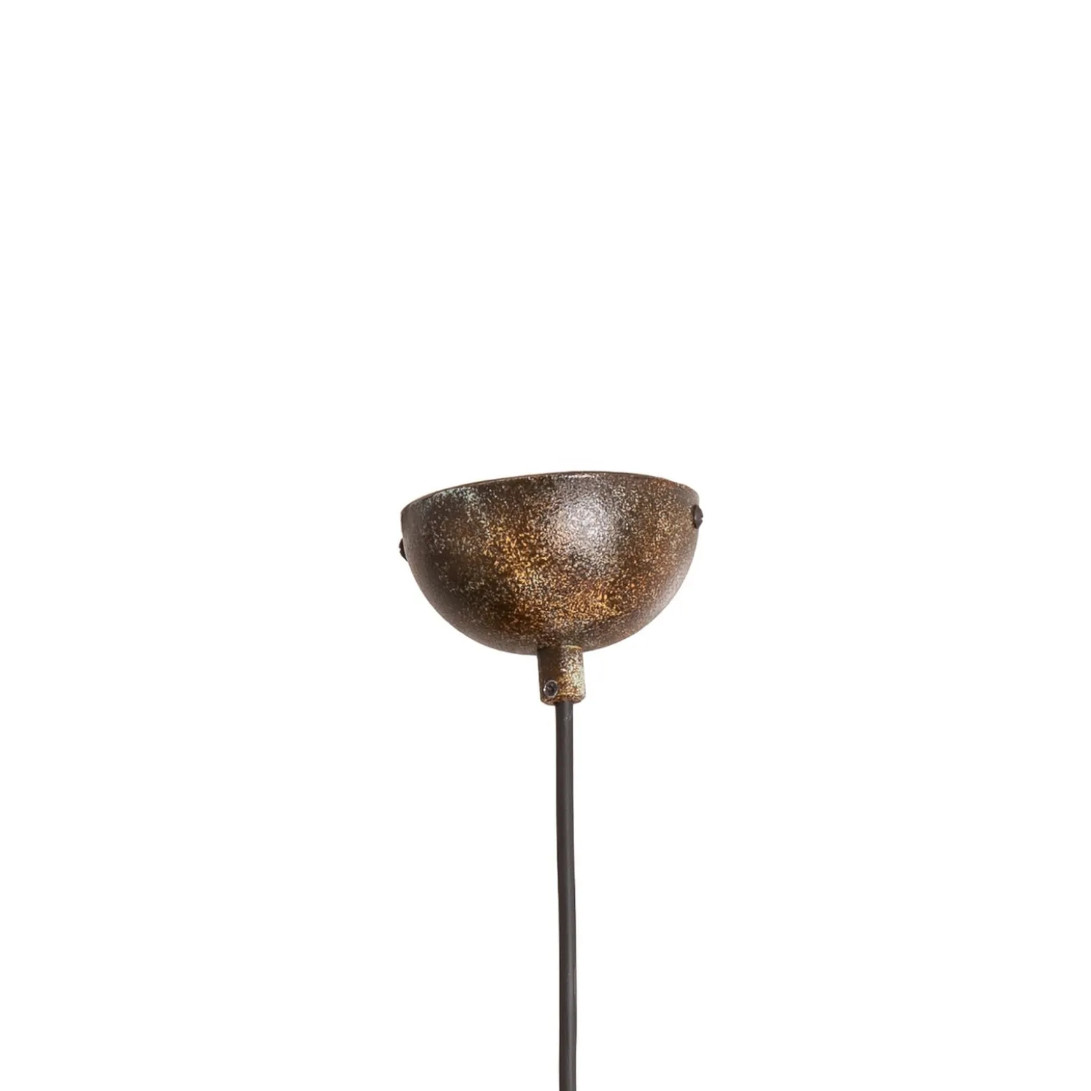 Hängeleuchte Tibet, antikbraun, Ø 34 cm, Metall, E27