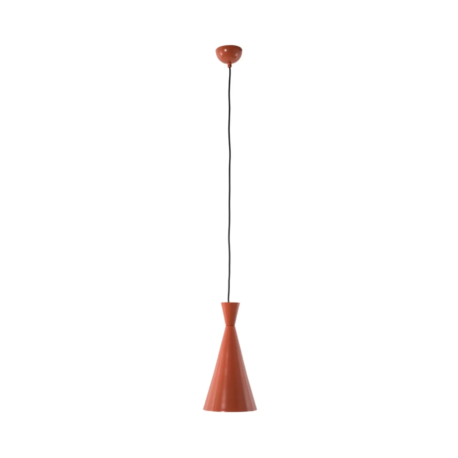 Hängeleuchte Tom, orange, Metall, Ø 19 cm, E27