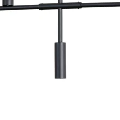 Hängeleuchte Trevo 6 All Black, Metall, schwarz, GU10