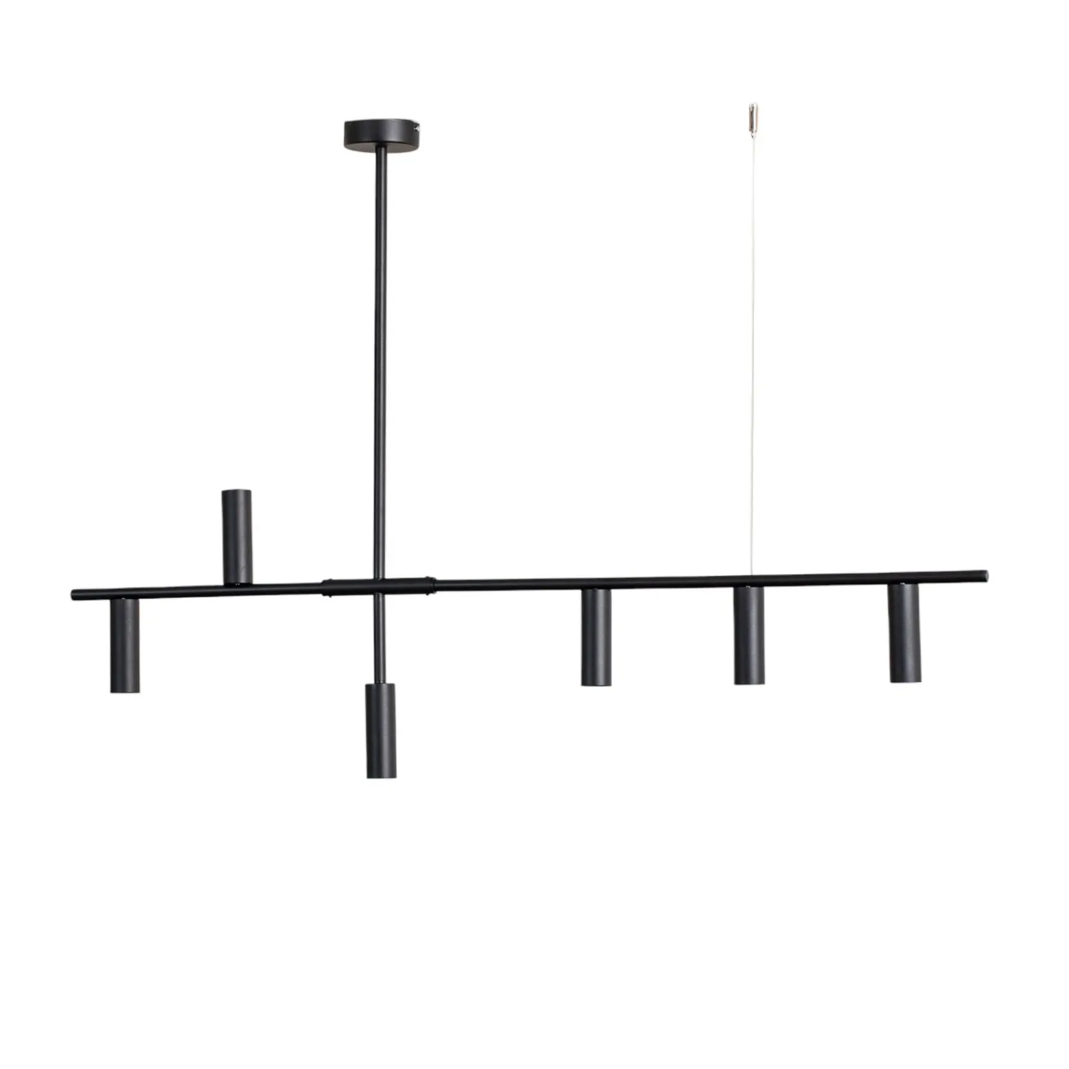 Hängeleuchte Trevo 6 All Black, Metall, schwarz, GU10