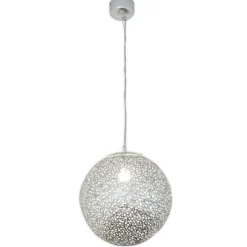 Hängeleuchte Utopistico in Silber Ø 40 cm