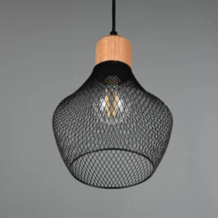 Hängeleuchte Valeria mit Gitterschirm, Ø 18 cm