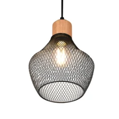 Hängeleuchte Valeria mit Gitterschirm, Ø 18 cm