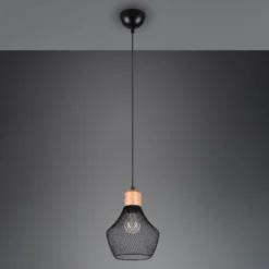 Hängeleuchte Valeria mit Gitterschirm, Ø 18 cm
