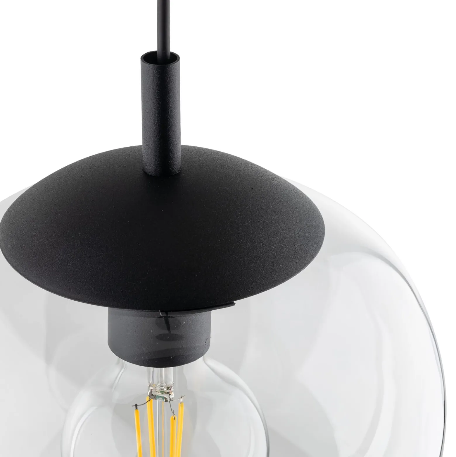 Hängeleuchte Vibe, Glas klar, Ø 20 cm