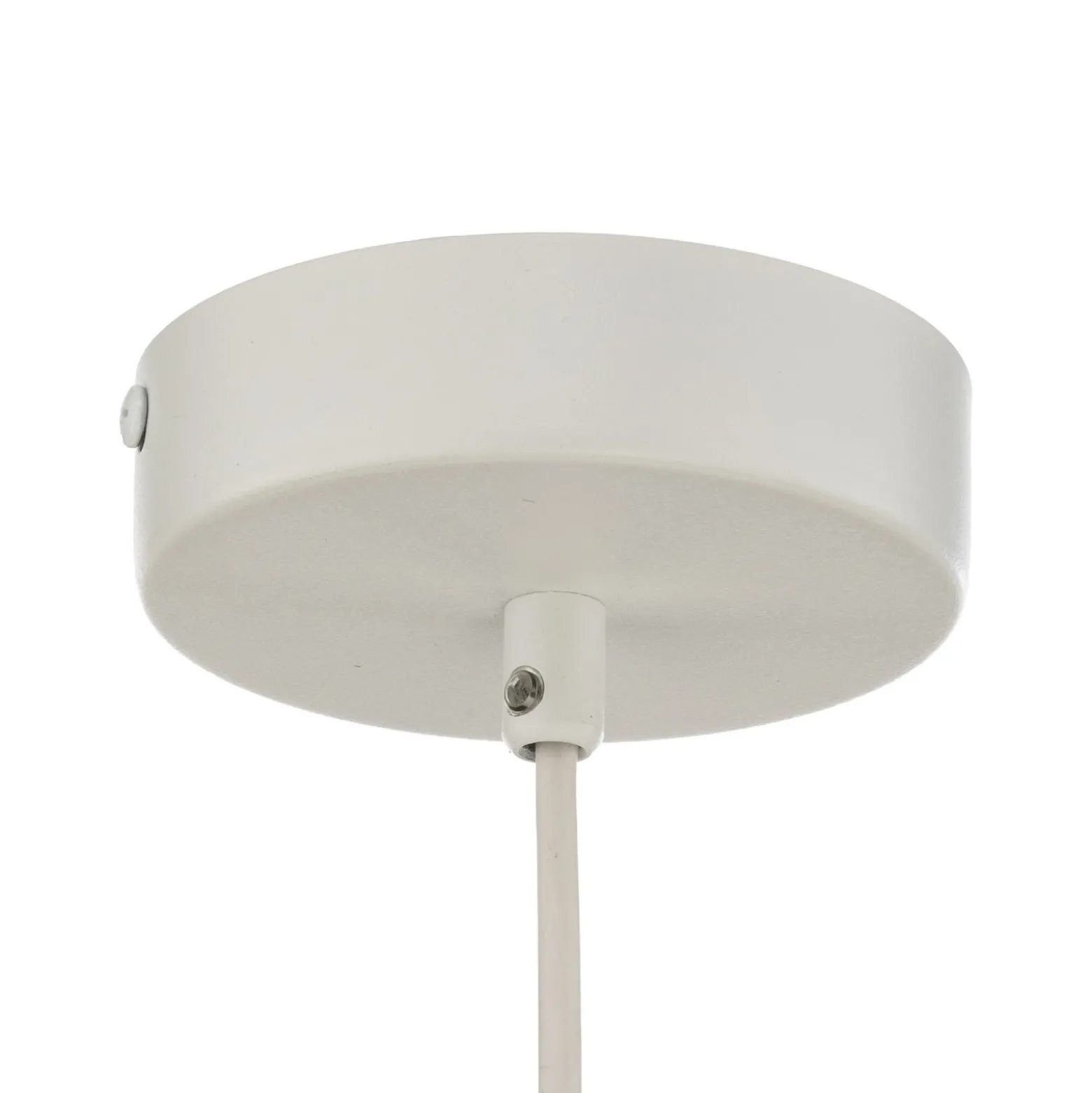 Hängeleuchte Vitrum round, weiß, zylindrisch, Ø 27 cm