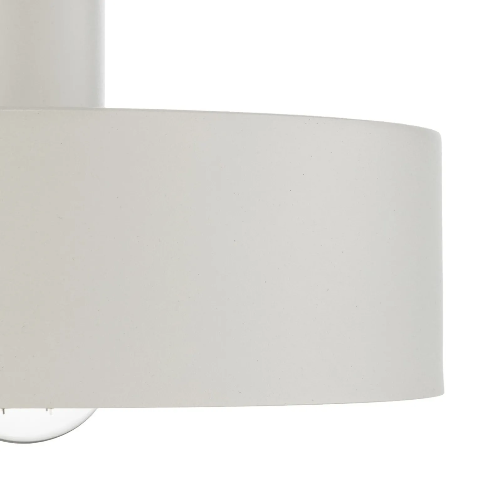 Hängeleuchte Vitrum round, weiß, zylindrisch, Ø 27 cm