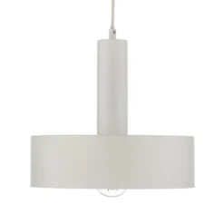 Hängeleuchte Vitrum round, weiß, zylindrisch, Ø 27 cm