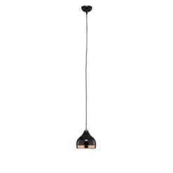 Hängeleuchte Yildo 6866 1-flg Ø17cm schwarz/kupfer