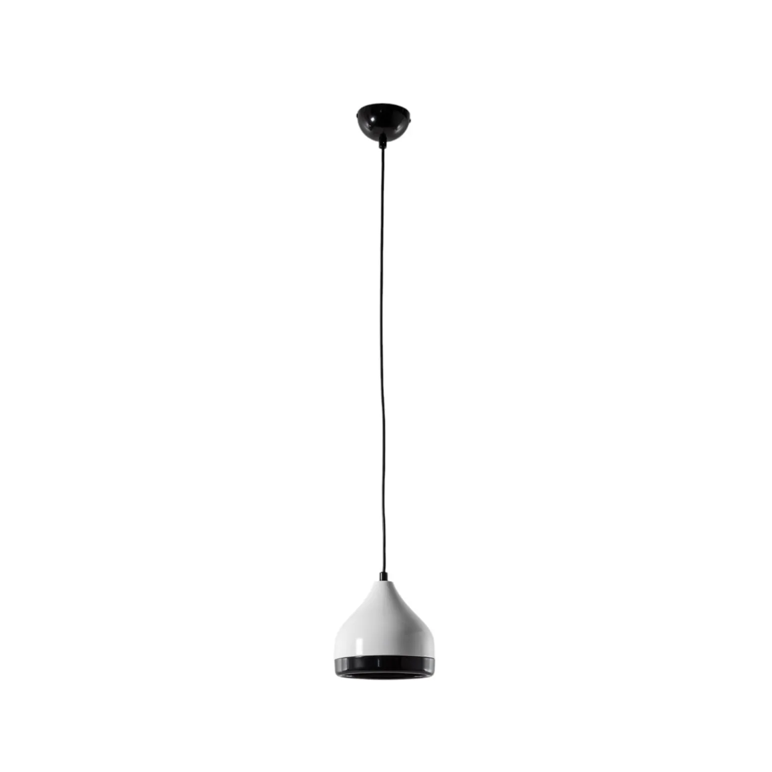 Hängeleuchte Yildo 6868, weiß/schwarz, Metall, 1-flammig