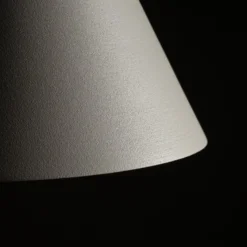 Hängeleuchte ZENITH, hellgrau, Ø 11 cm, Metall, GU10