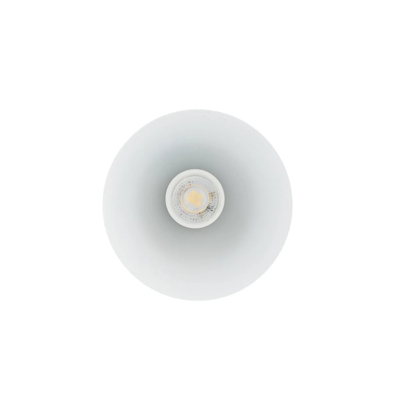 Hängeleuchte ZENITH, weiß, Ø 11 cm, Metall, GU10