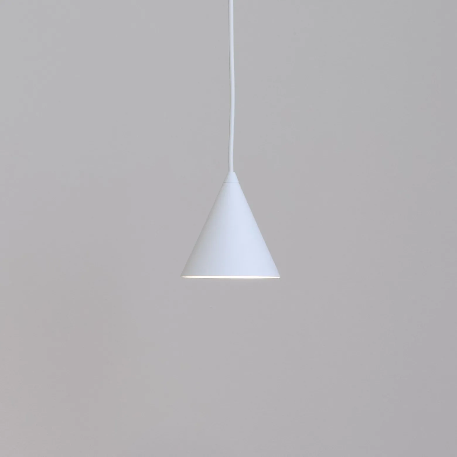 Hängeleuchte ZENITH, weiß, Ø 11 cm, Metall, GU10