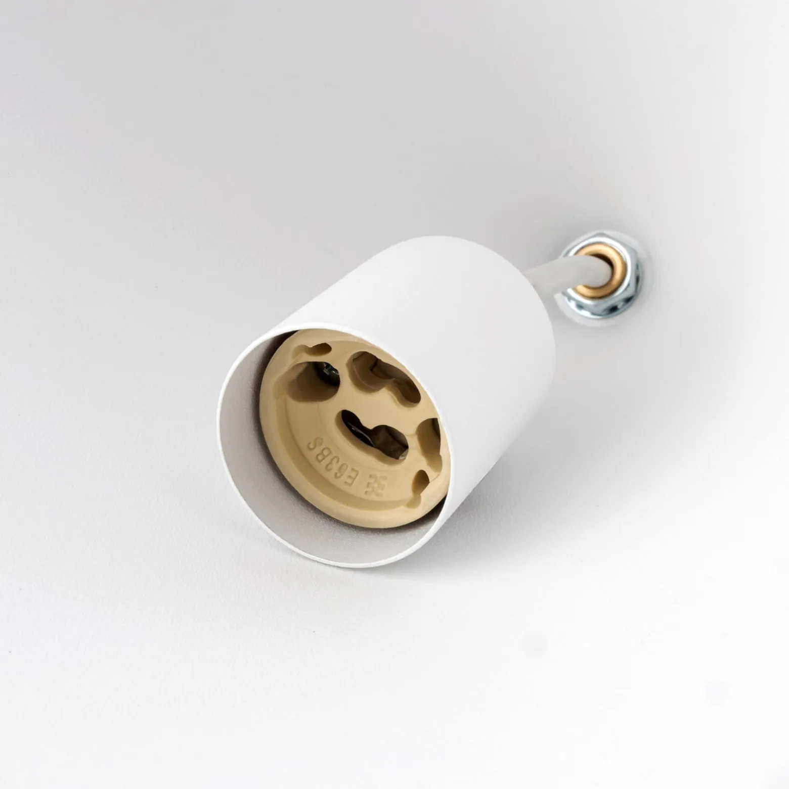 Hängeleuchte ZENITH, weiß, Ø 11 cm, Metall, GU10