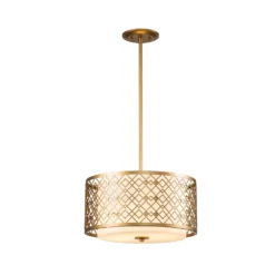 Hängeleuchte Ziggy Medium, Ø 40 cm, gold