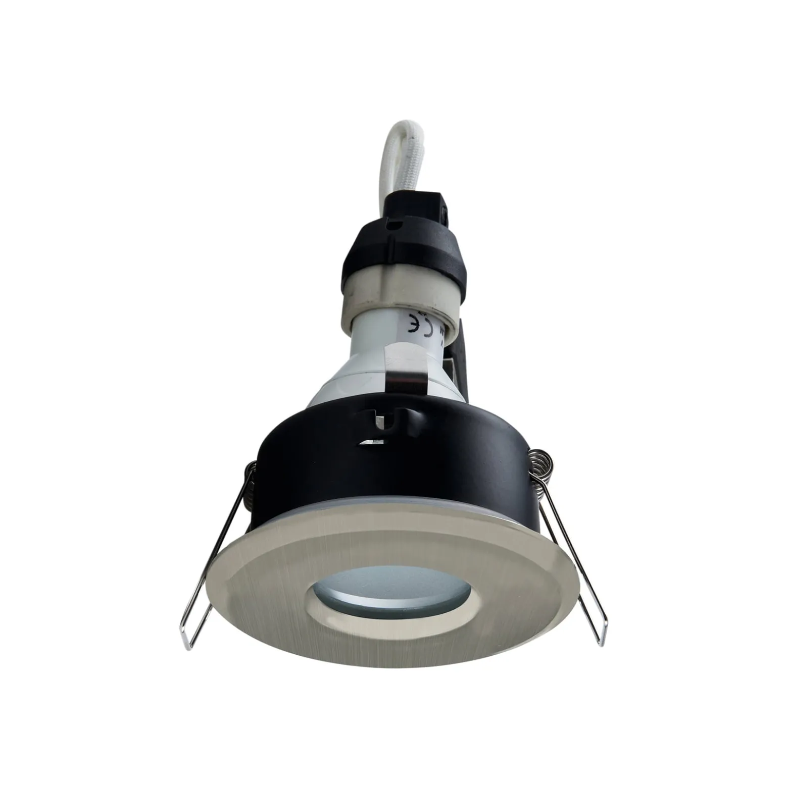 Hochvolt-Einbaustrahler DL7001, eisen gebürstet