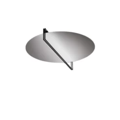 ICONE Essenza Deckenleuchte 927 Ø70cm weiß/schwarz