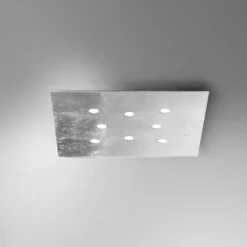 ICONE Slim - flache LED-Deckenleuchte 8-fl. weiß