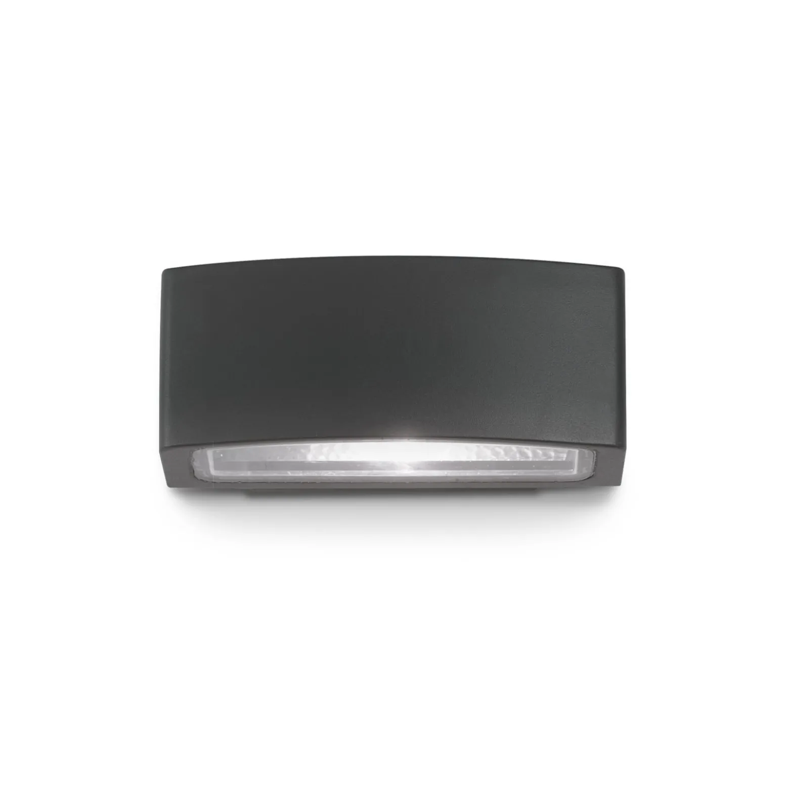 Ideal Lux Außenwandlampe Andromeda schwarz, Breite 22 cm Alu