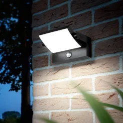 Ideal Lux LED-Außenwandleuchte Swipe Sensor, anthrazit, IP54