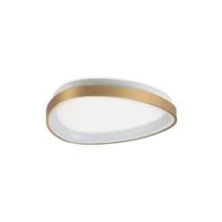 Ideal Lux LED-Deckenlampe Gemini messing 42 cm 4000 K on/off