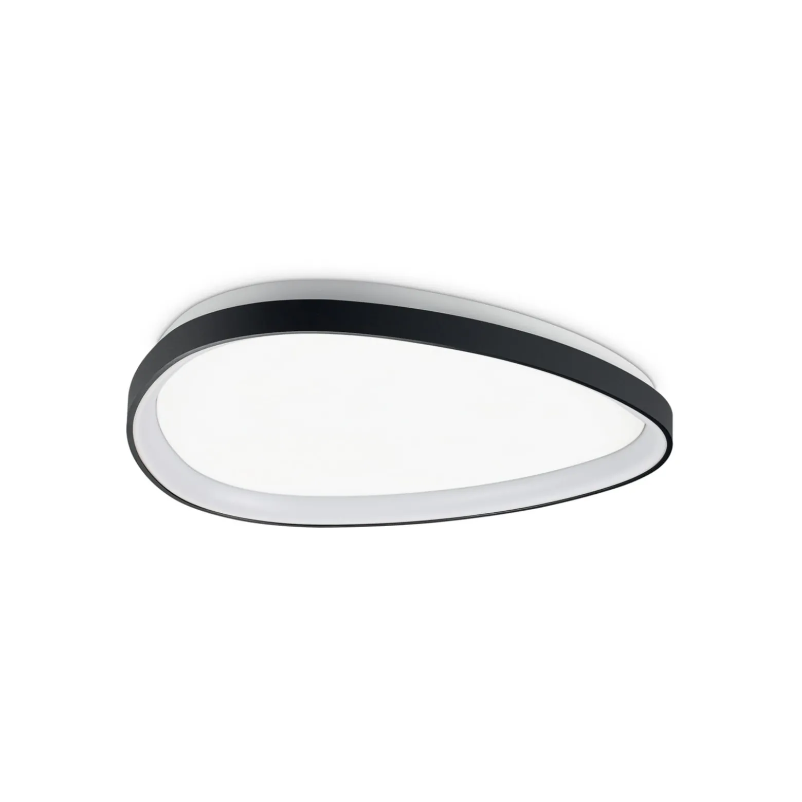 Ideal Lux LED-Deckenlampe Gemini schwarz 61 cm 4000 K on/off