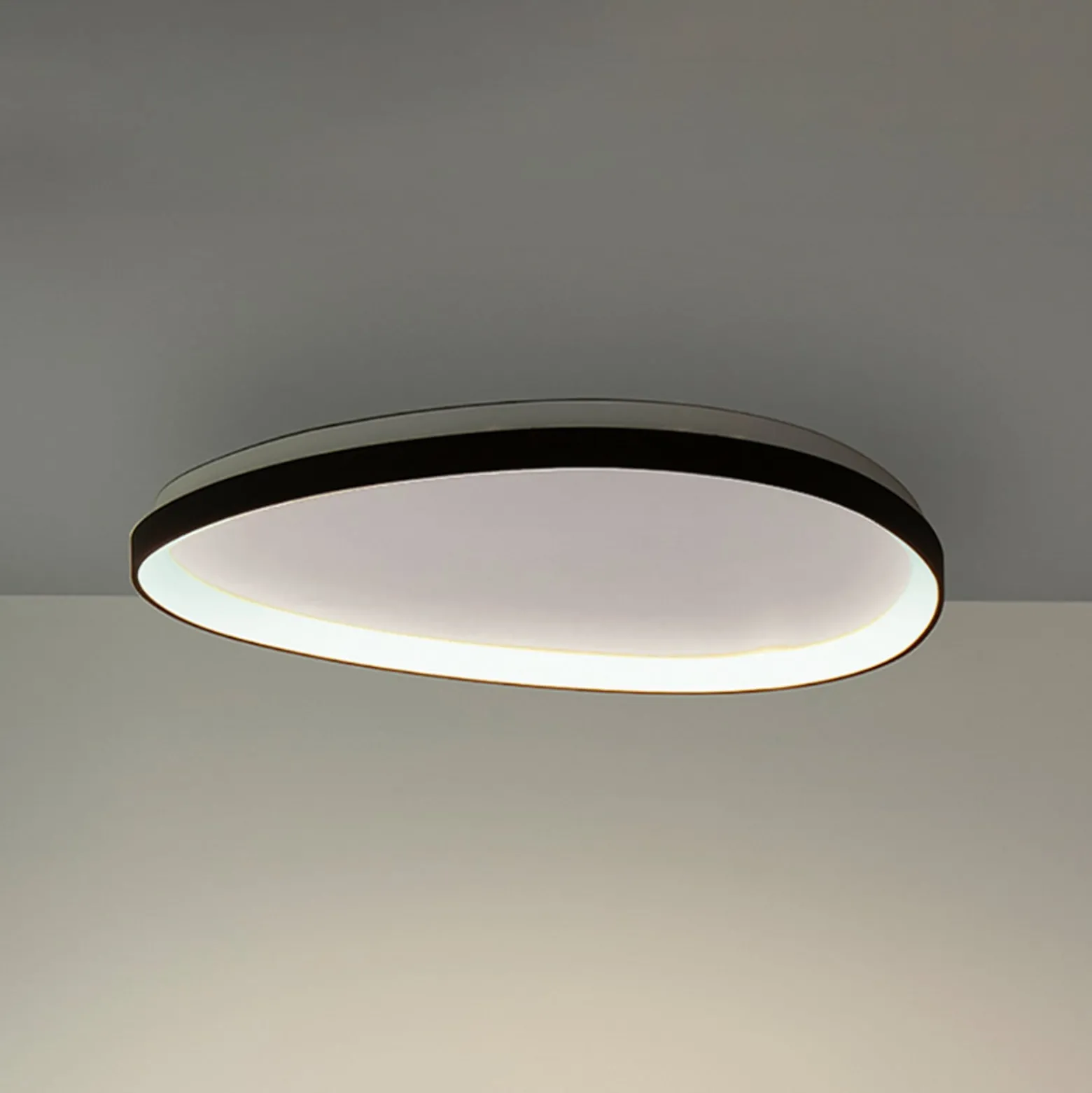 Ideal Lux LED-Deckenlampe Gemini schwarz 61 cm 4000 K on/off