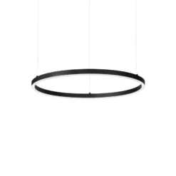 Ideal Lux LED-Hängelampe Oracle Slim Ø 50 cm schwarz 3.000 K