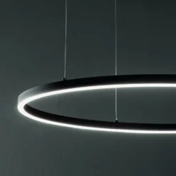 Ideal Lux LED-Hängelampe Oracle Slim Ø 70 cm weiß 3.000 K