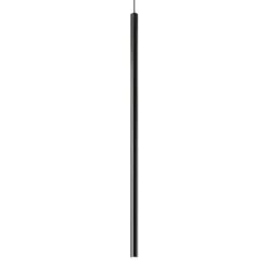 Ideal Lux LED-Hängelampe Ultrathin Round 100 cm schwarz DALI