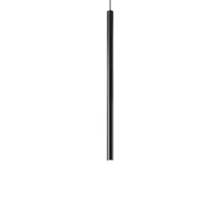 Ideal Lux LED-Hängelampe Ultrathin Round 40 cm schwarz DALI