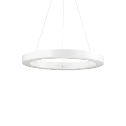 Ideal Lux LED-Hängeleuchte Oracle, Ø 50 cm, weiß, 3.000 K