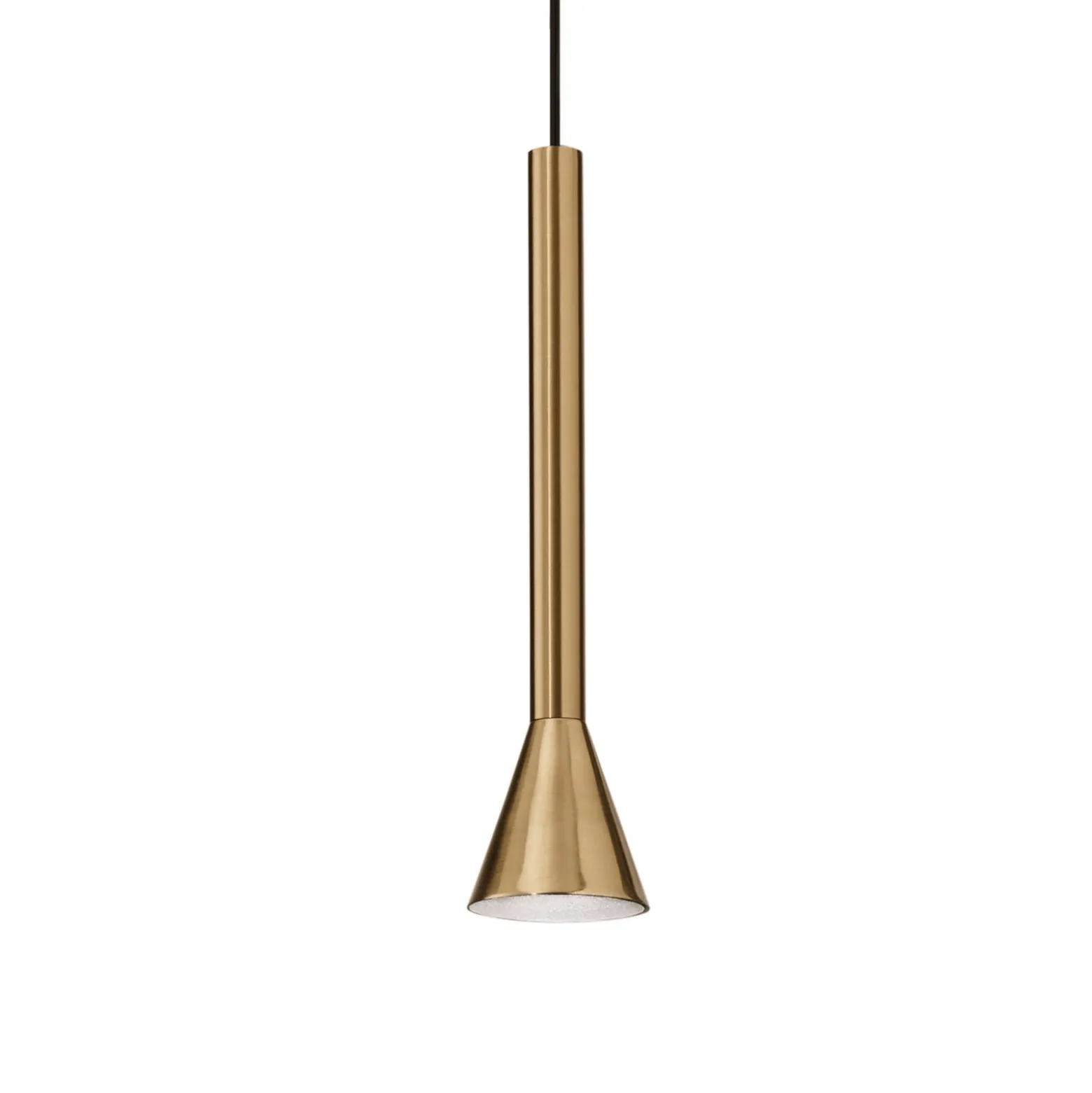Ideal Lux LED-Pendellampe Diesis messingfarben Ø 6 cm Metall