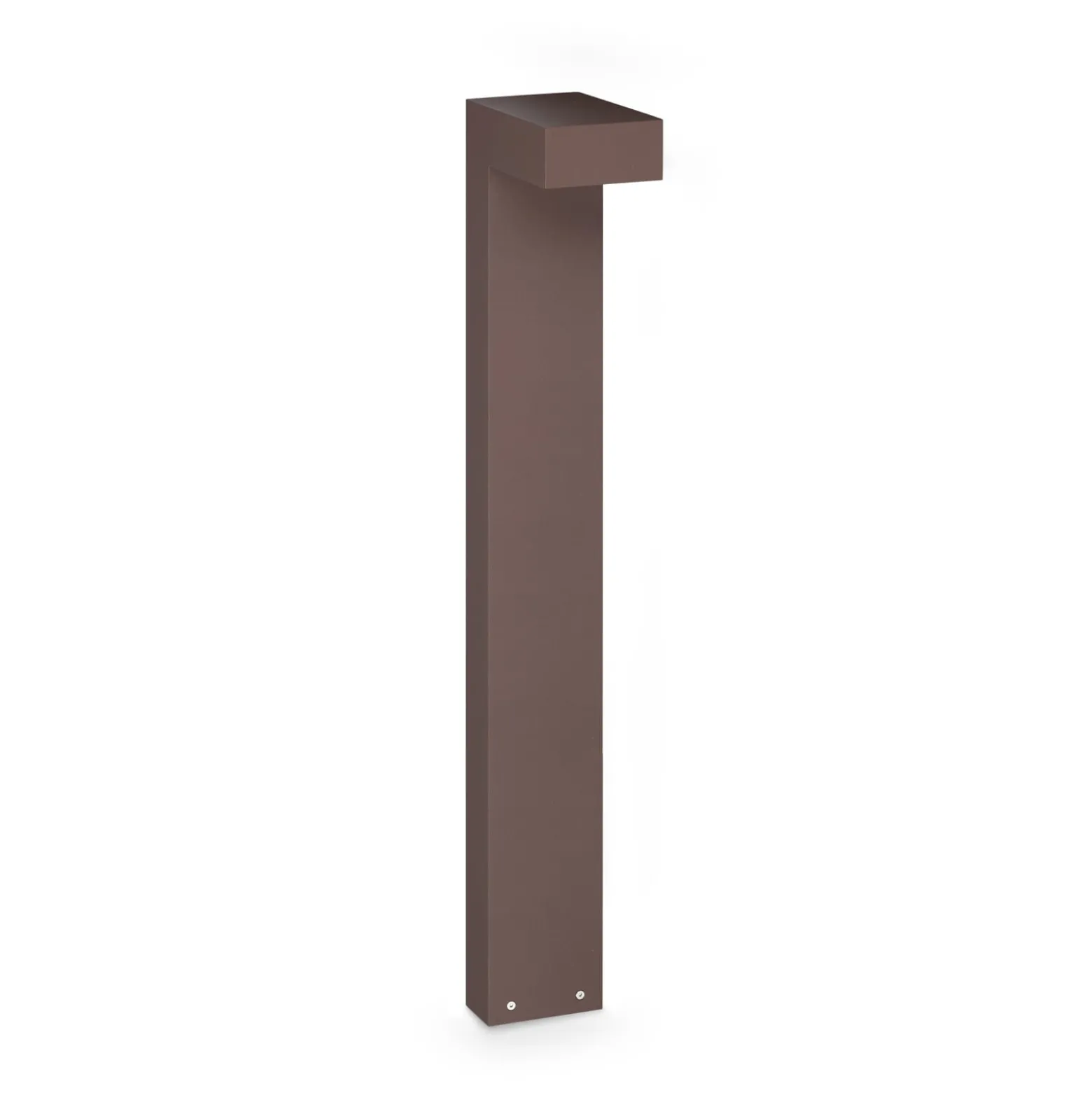 Ideal Lux LED-Wegelampe Sirio, braun, Höhe 80 cm, Metall
