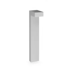 Ideal Lux LED-Wegelampe Sirio, grau, Höhe 60 cm, Metall