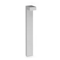 Ideal Lux LED-Wegelampe Sirio, grau, Höhe 80 cm, Metall