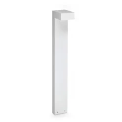 Ideal Lux LED-Wegelampe Sirio, weiß, Höhe 80 cm, Metall