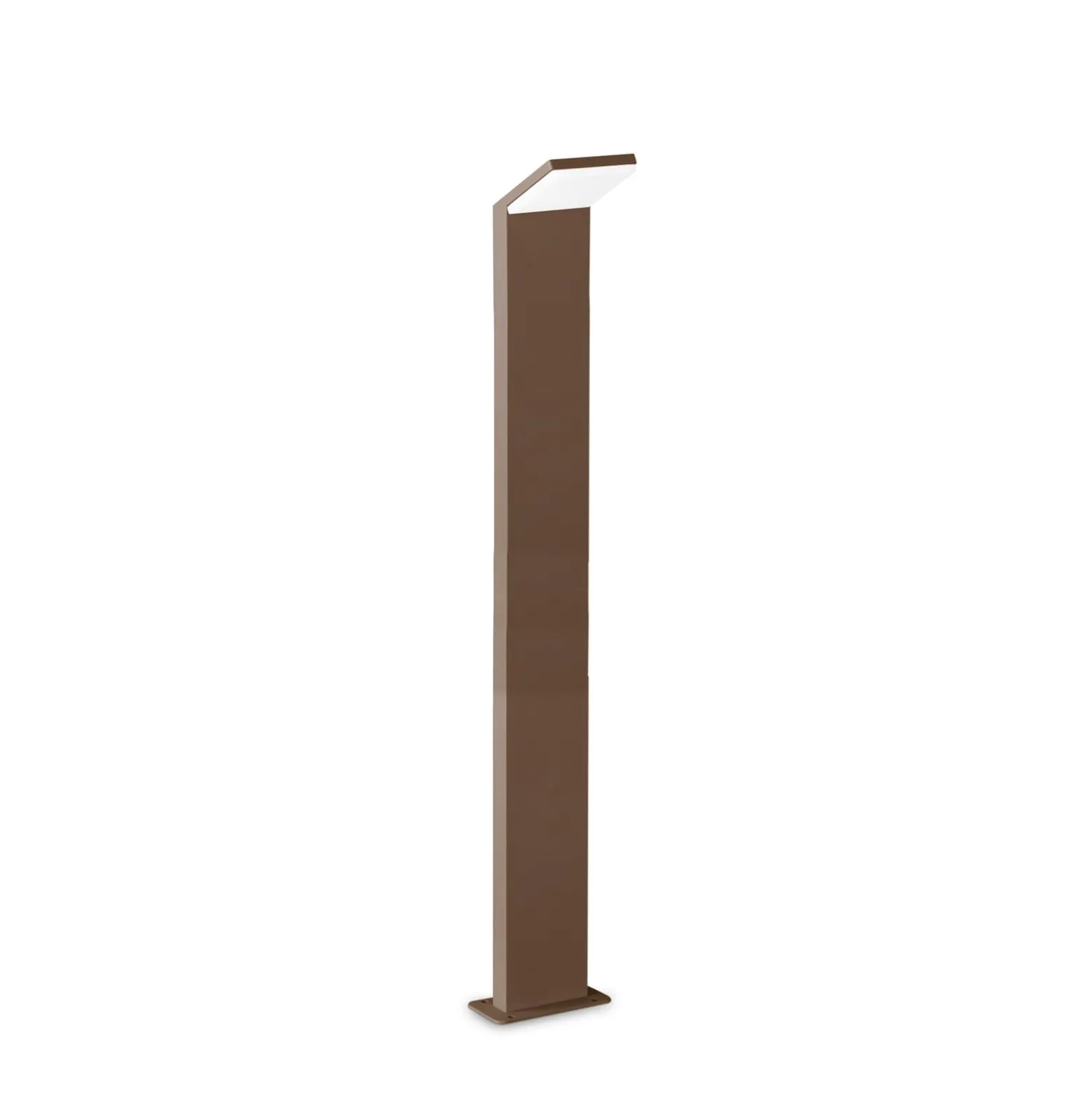 Ideal Lux LED-Wegeleuchte Style, braun, Höhe 100 cm, 3.000 K