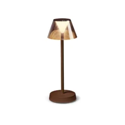Ideal Lux Lolita LED-Terrassenleuchte, Akku coffee
