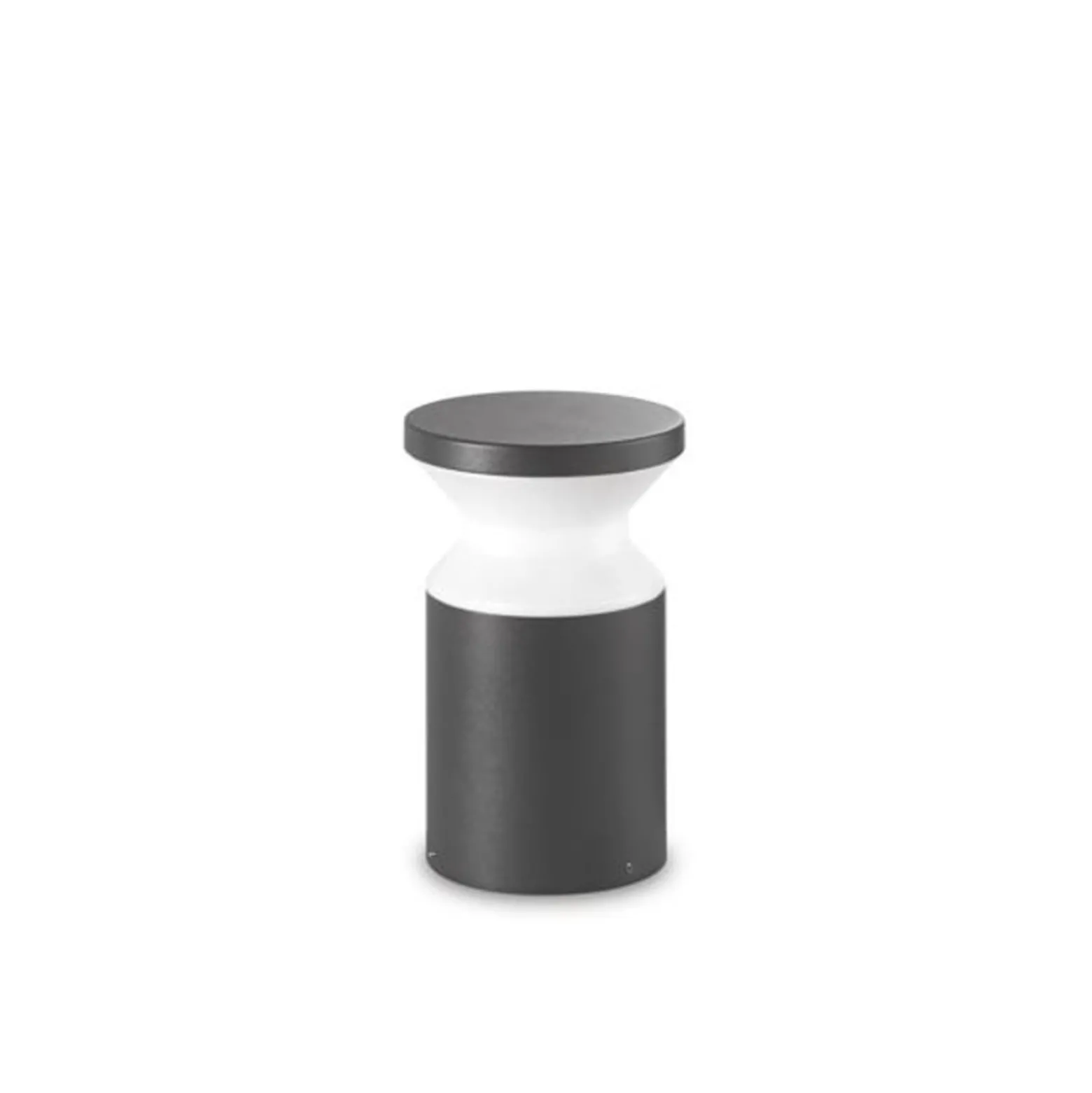 Ideal Lux Sockelleuchte Torre anthrazit Aluminium Höhe 22 cm
