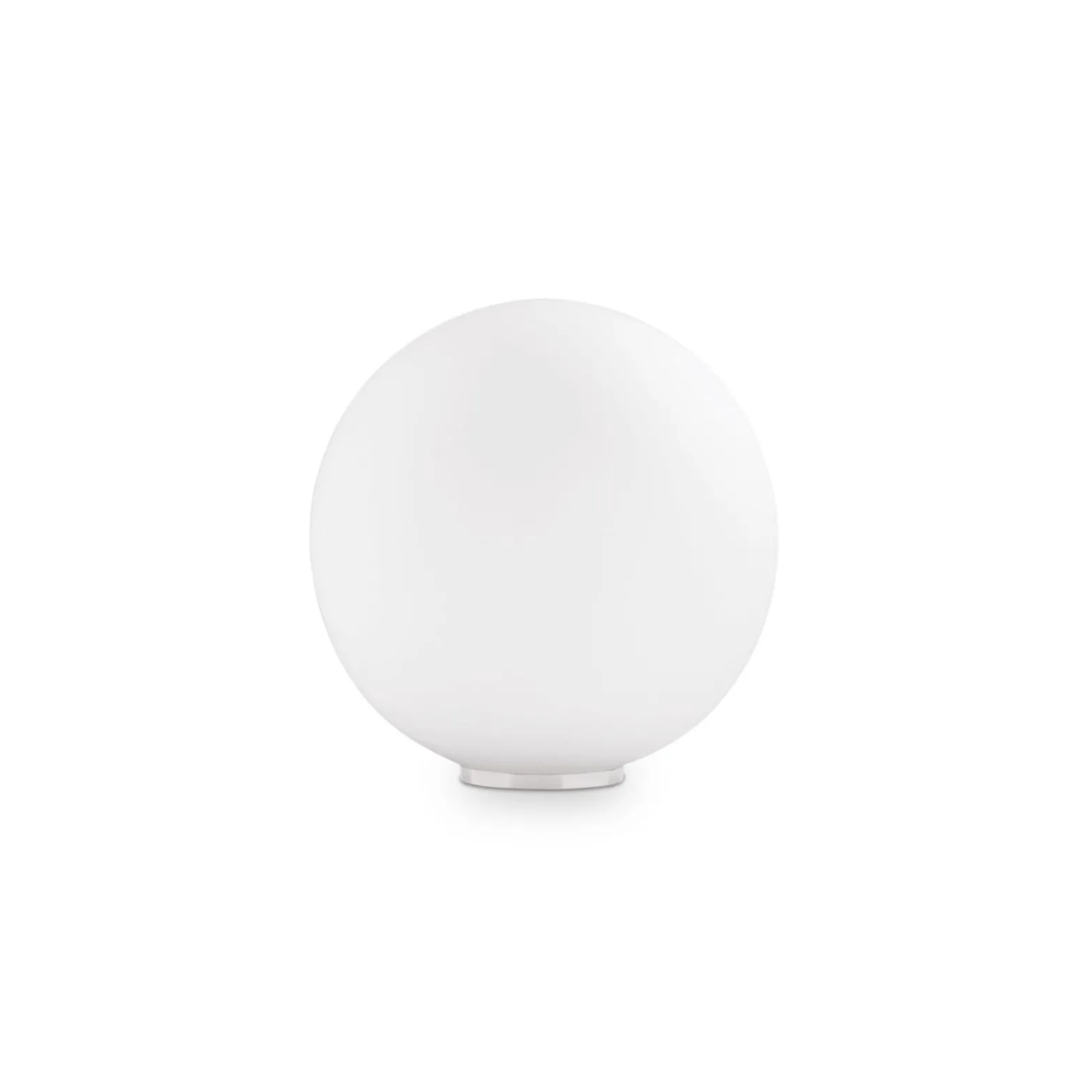Ideal Lux Tischleuchte Mapa, Ø 20 cm, Opalglas, Kugel, E27