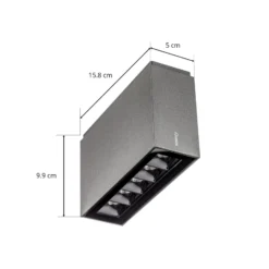 iGuzzini Laser Blade InOut 930 12,4W 48° grau