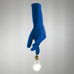 Ingo Maurer Blue Luzy LED-Hängeleuchte blau