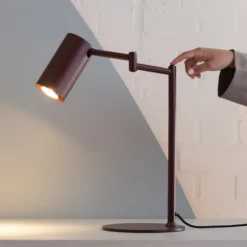 IT'S ABOUT ROMI Tischlampe Bilbao, dunkelrot, Höhe 48 cm
