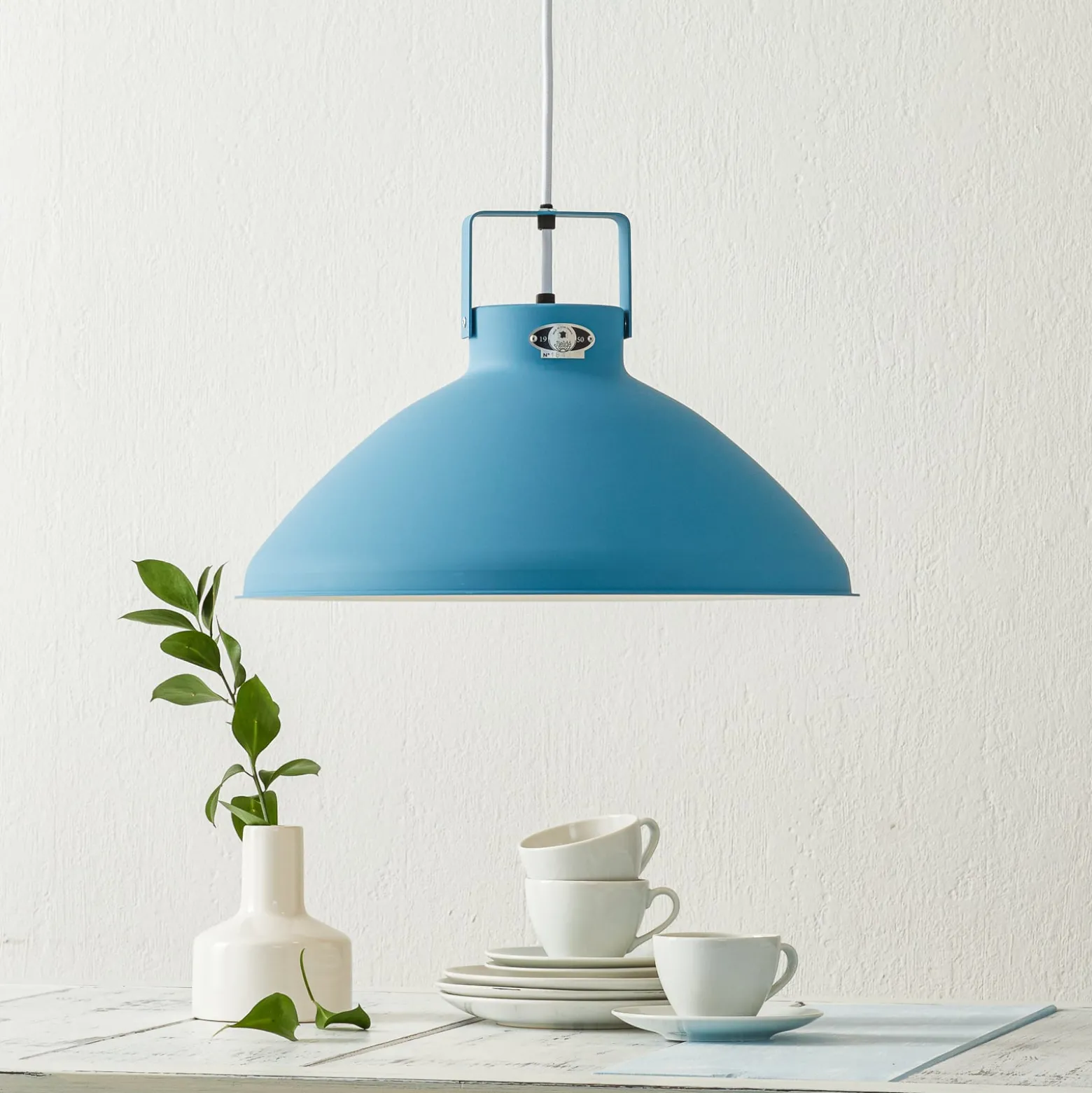 Jieldé Beaumont B360 Hängelampe hellblau matt