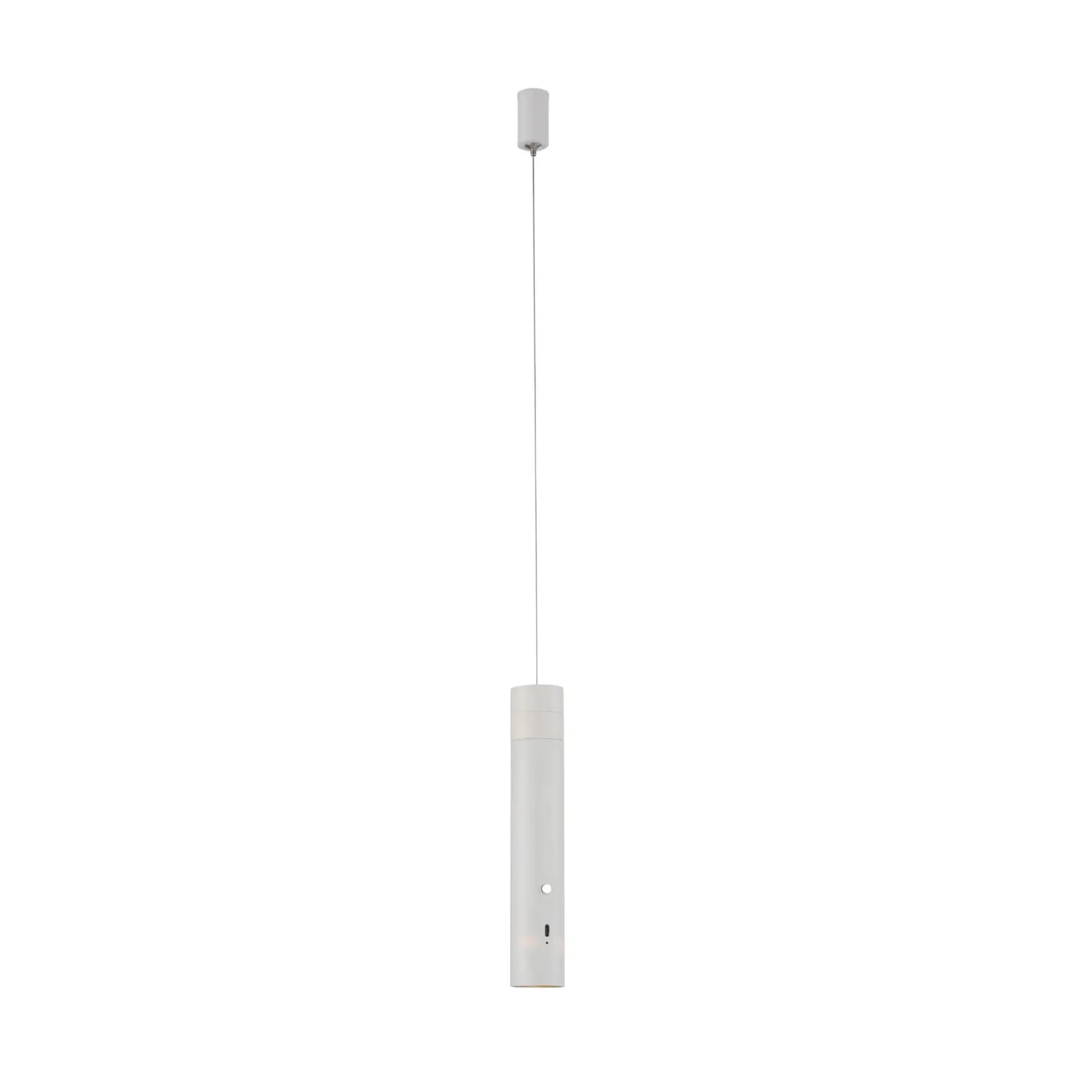 JUST LIGHT. LED-Akku-Hängeleuchte Attach, weiß, Eisen