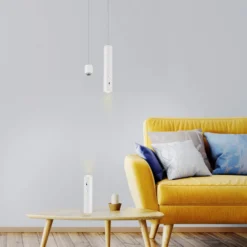 JUST LIGHT. LED-Akku-Hängeleuchte Attach, weiß, Eisen