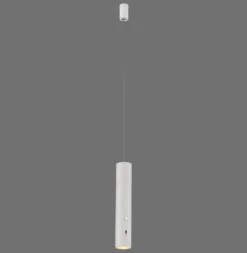 JUST LIGHT. LED-Akku-Hängeleuchte Attach, weiß, Eisen