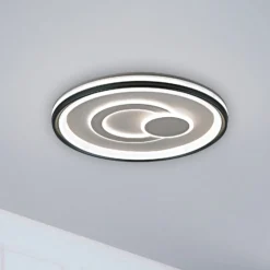 JUST LIGHT. LED-Deckenleuchte Minelli, Ø 50 cm, dimmbar
